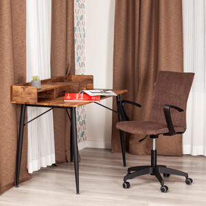 Кресло TetChair SPARK флок , коричневый, 6 (20535) SPARK флок , коричневый, 6 (20535) - фото 4