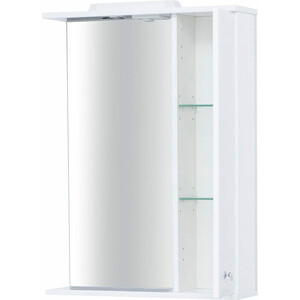 Зеркальный шкаф Sanstar Sharmel 60х85 с подсветкой, белый (108.1-2.5.1.)