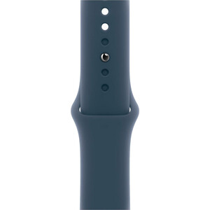 Смарт-часы Apple Watch SE 2023 A2723 44мм OLED корп.серебристый Sport Band рем.синий разм.брасл.:160-210мм (MREE3LL/A)