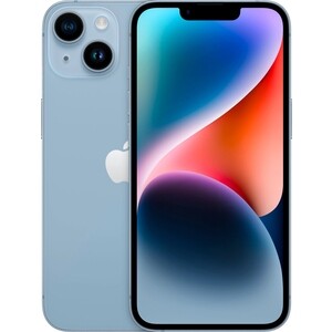 Смартфон Apple iPhone 14 128Gb A2882 2Sim голубой мобильный телефон apple iphone 14 pro max 128gb a2893 deep purple темно фиолетовый