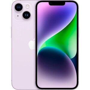 Смартфон Apple iPhone 14 128Gb A2882 1Sim фиолетовый смартфон apple iphone 15 pro 128gb a3102 1sim белый