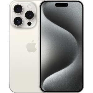 Смартфон Apple iPhone 15 Pro 1Tb A3101 1Sim белый титан шлейф с разъёмом зарядки гарнитуры и антенной rocknparts для apple iphone 7 plus белый