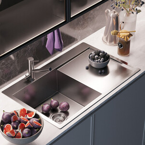 Кухонная мойка Mixline Pro 78х50 левая, сатин (4610211006270)
