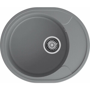 Кухонная мойка GranFest Urban 857L темно-серая тарелка фарфоровая обеденная magistro urban d 22 см серый