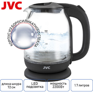 Чайник электрический JVC JK-KE1510 grey - фото 5