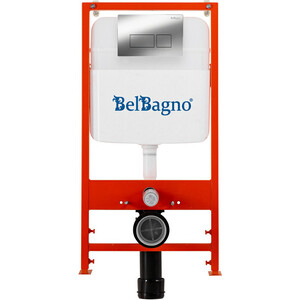 Инсталляция для унитаза BelBagno BB026 с клавишей хром (BB026/BB041CR)