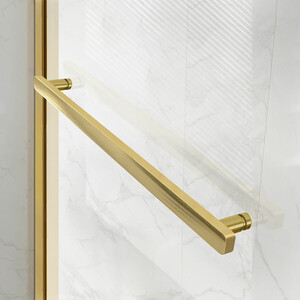 Душевая дверь Vincea Slim Soft 120х200 прозрачная, брашированное золото (VDS-1SS120CLG)