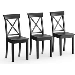 Три стула Мебель-24 Гольф-14 разборных, цвет венге, деревянное сиденье венге (1028328) стул мебель 24 гольф 7 венге обивка ткань атина серебро