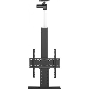 Кронштейн Cactus CS-STM-7844 черный 32''-55'' макс. 45 кг напольный (моторизованный лифт) напольный длинный кронштейн для алюминиевых радиаторов radena k11 7