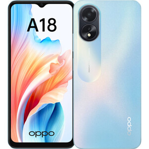 Смартфон OPPO A18 4/128 голубой смартфон oppo a18 4 128 gb
