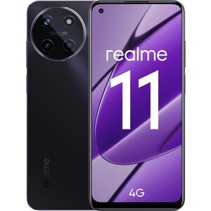 Смартфон Realme 11 8/256 черный RMX3636 (8+256) BLACK 11 8/256 черный - фото 1