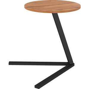 Стол приставной ОЛМЕКО 42.47 Сеул (дуб вотан/металл: черный) (ML876880419) maestro sculptural bronze стол приставной