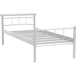 Кровать одинарная ОЛМЕКО 42.25-01 Токио (металл белый) (ML876880450) олмеко кровать одинарная раскладная свен 42 31 металл