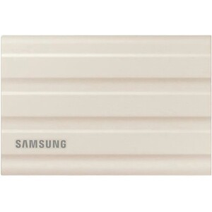 Внешний накопитель SSD Samsung Original USB-C 1TB MU-PE1T0K/WW Shield T7 1.8'' бежевый внешний ssd samsung 1tb t7 shield mu pe1t0r ww синий