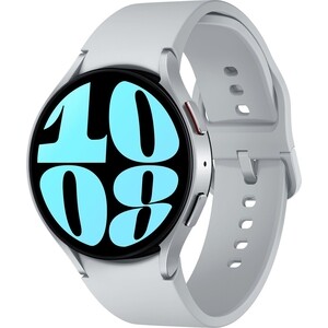 Смарт-часы Samsung Galaxy Watch 6 44мм 1.5'' AMOLED корп.серебристый рем.серый (SM-R940NZSACIS) зеркало alcora viana led 120x70 с анитазпотеванием часы злп210 super pack