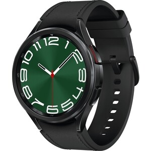 Смарт-часы Samsung Galaxy Watch 6 Classic 47мм 1.5'' AMOLED корп.черный рем.черный (SM-R960NZKACIS) hk85 смарт браслет спортивные часы 1 43 дюймовый amoled fulltouch экран фитнес трекер смарт часы