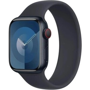 Смарт-часы Apple Watch Series 9 A2978 41мм OLED корп.темная ночь Solo Loop рем.темная ночь разм.брасл.:2 (MR9L3LL/A/MT9M3AM/A) смарт часы smart watch x22 с дополнительным браслетом milano