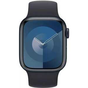 Смарт-часы Apple Watch Series 9 A2978 41мм OLED корп.темная ночь Solo Loop рем.темная ночь разм.брасл.:7 (MR9L3LL/A/MT9T3AM/A)