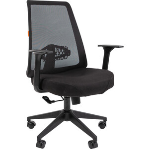 Офисное кресло Chairman 535 Россия LT ткань черный/черный (00-07131870) игровое кресло chairman game 28 ткань синий