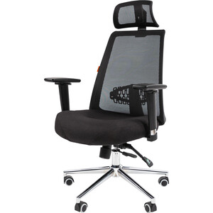 Офисное кресло Chairman 535 Россия LUX ткань черный/черный (00-07131867)
