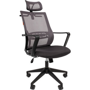 Офисное кресло Chairman 545 Россия ткань серый (00-07126772) игровое кресло chairman game 28 ткань синий