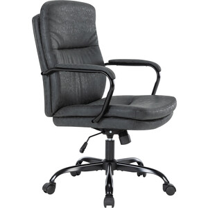 Офисное кресло Chairman CH301 экокожа, черный (00-07145932) офисное кресло chairman ch566 оранжевый 00 07145963