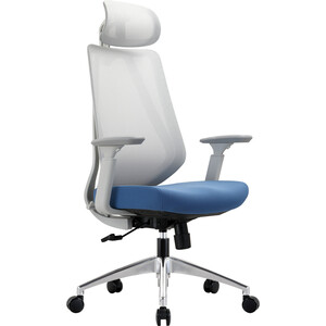 Офисное кресло Chairman CH580 серый пластик, серый/голубой (00-07131366) офисное кресло chairman 279 jp15 2