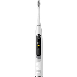 Электрическая зубная щетка Oclean X 10 (Серый) электрическая звуковая зубная щётка hapica interbrush dbp 1w для брекетов и имплантов 1 шт