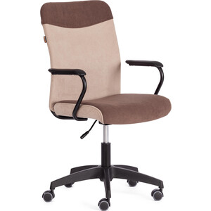 Кресло TetChair FLY флок , коричневый/бежевый, 6/7 (21290) кресло tetchair urban флок бордовый 10