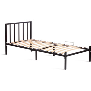 Кровать TetChair Bruno металл, 90*200 см, черный (20633) кровать tetchair at 808 160x200