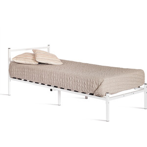 Кровать TetChair Marco металл, 90х200см, белый (20683) кровать tetchair at 808 160x200