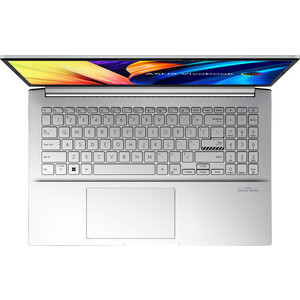 Ноутбук Asus M6500XU-MA105 15.6" OLED AMD Ryzen 9 7940HS(4Ghz)/16Gb/1Tb/Ext:nVidia GeForce RTX4050(6144Mb)/DOS/Cool Silver (90NB1202-M00430)