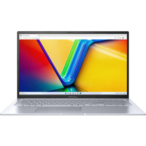 Ноутбук Asus M3704YA-AU071 17.3'' AMD Ryzen 5 7530U(2Ghz)/16Gb/512GB/Int:AMD Radeon/DOS/Transparent Silver (90NB1191-M002Y0) ноутбук hiper workbook n1567rh silver ty410axk