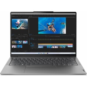 Ноутбук Lenovo Yoga Slim 6 14APU8 14" AMD Ryzen 7 7840U(3.3Ghz)/16Gb/1Tb/Int:AMD Radeon 780M/Win11Home /storm grey (82X3002URK)