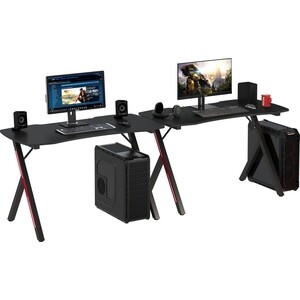 Два игровых стола Мебель-24 GT-2310, цвет чёрный (1028388) рюкзак pixel max для ноутбука чёрный