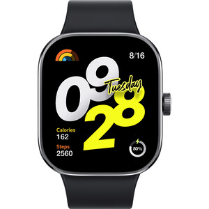Смарт-часы Xiaomi Redmi Watch 4 Obsidian Black (BHR7854GL) f15s 1 75 дюймовый сенсорный экран 320x380 смарт браслет спортивные часы