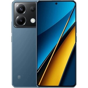 Смартфон POCO X6 5G 8/256Gb Blue MZB0FRQRU (51465) смартфон poco x5 5g 8 256gb blue eu