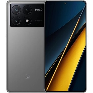 Смартфон POCO X6 Pro 5G 12/512Gb Grey MZB0FULRU (51656) аккумулятор samsung sm g998b galaxy s21 ultra eb bg998aby 5000 mah премиум