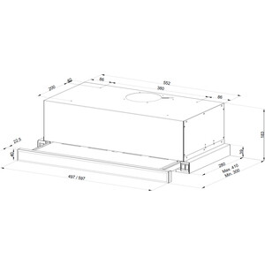 Вытяжка Kuppersberg SLIMLUX 60 B