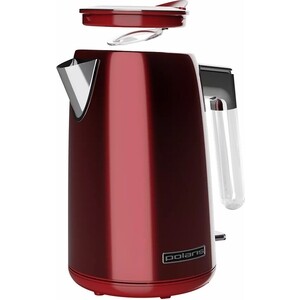 Чайник электрический Polaris PWK 1746CA Water Way Pro красный чайник электрический maxtronic max 500 серебристо красный