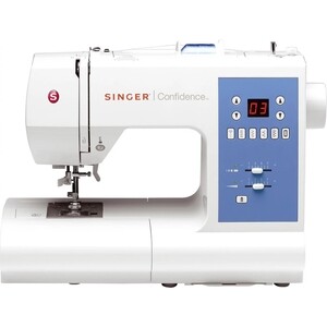 Швейная машина Singer Confidence 7465 белый иглы для бытовых швейных машин универсальные 70 100 5 шт