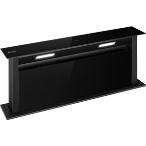 Вытяжка встраиваемая Weissgauff Down Draft 900 Touch Premium Black встраиваемый электрический духовой шкаф weissgauff eov 29 pdb black
