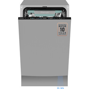 Встраиваемая посудомоечная машина Weissgauff BDW 4160 Real Touch DC Inverter Timer Floor розетка встраиваемая эра 12 2102 03 с заземлением со шторками серый