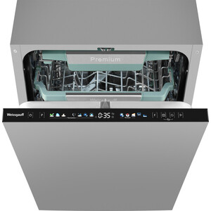Встраиваемая посудомоечная машина Weissgauff BDW 4160 Real Touch DC Inverter Timer Floor - фото 2