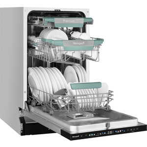 Встраиваемая посудомоечная машина Weissgauff BDW 4160 Real Touch DC Inverter Timer Floor - фото 4