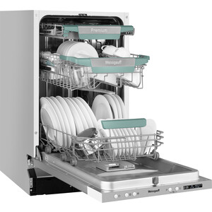 Встраиваемая посудомоечная машина Weissgauff BDW 4575 D Inverter AutoOpen Timer Floor - фото 4