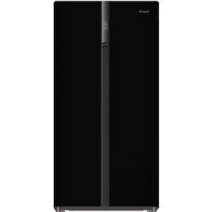 Холодильник Weissgauff WSBS 500 Inverter NoFrost Black Glass