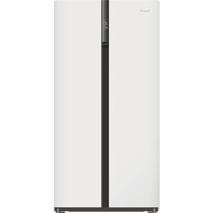 Холодильник Weissgauff WSBS 500 Inverter NoFrost White Glass