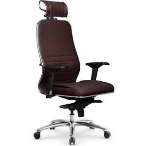 Кресло Метта Samurai KL-3.04 MPES Темно-коричневый компьютерное кресло метта samurai kl 1 04 mpes dark brown z312296556