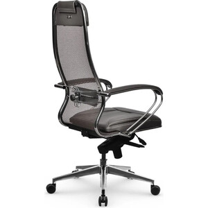 Кресло Метта Samurai SL-1.041 MPES Светло-коричневый/Серый/Серый